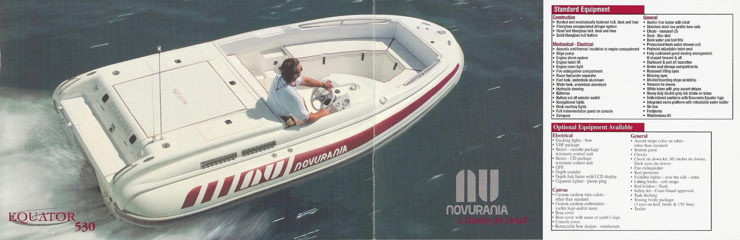 Novurania Equator 530 Brochure