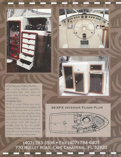 Canaveral 36 SFX Brochure