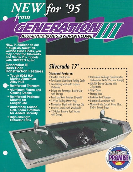 G3 Silverado 17 & Sierra Pro 16 Brochure