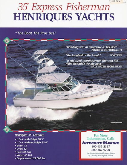 Henriques 35 Express Fisherman Brochure