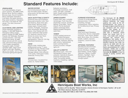 Henriques 38 El Bravo Brochure