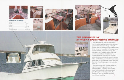 Henriques 38 Sport Fisherman Brochure