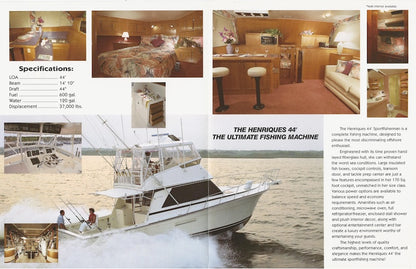 Henriques 44 Sport Fisherman Brochure