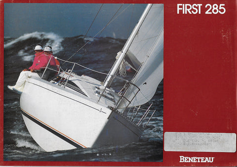 Beneteau First 285 Brochure