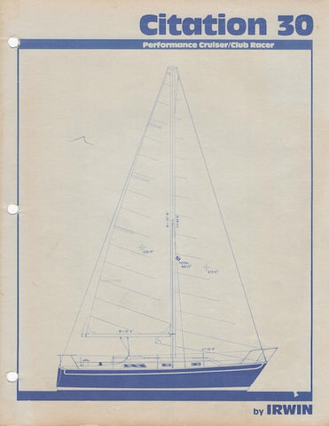 Irwin Citation 30 Specification Brochure