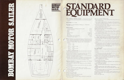 Bombay Motor Sailer Brochure
