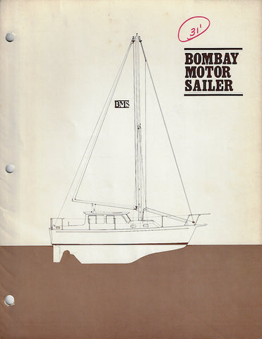Bombay Motor Sailer Brochure