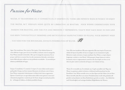 Four Winns 2009 Poster Brochure