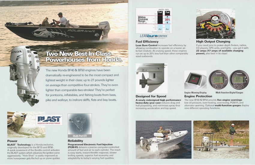 Honda 40/50hp Outboard Brochure