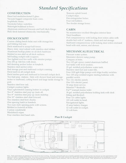 Ocean Cat 30 Brochure Package