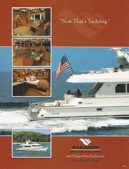 Paragon 92 Yachting Magazine Reprint Brochure