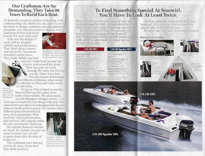 Seaswirl 1995 Poster Brochure