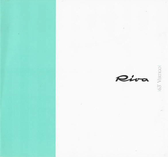 Riva Vertigo 63 Specification Brochure