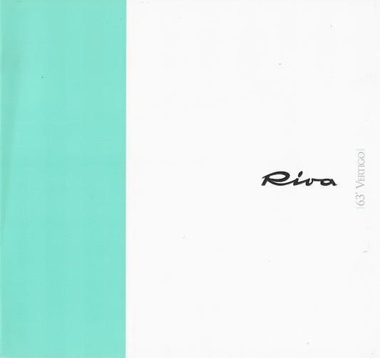 Riva Vertigo 63 Specification Brochure