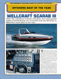 Wellcraft Scarab III Powerboat Magazine Reprint Brochure