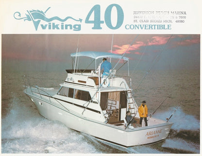 Viking 40 Convertible Brochure