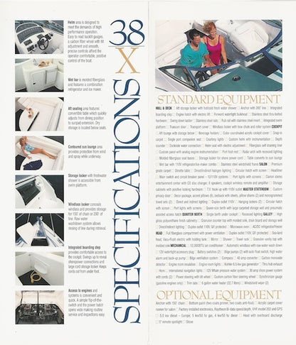 Wellcraft Excalibur 38X Brochure