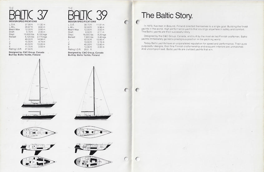 Baltic 1980s Brochure