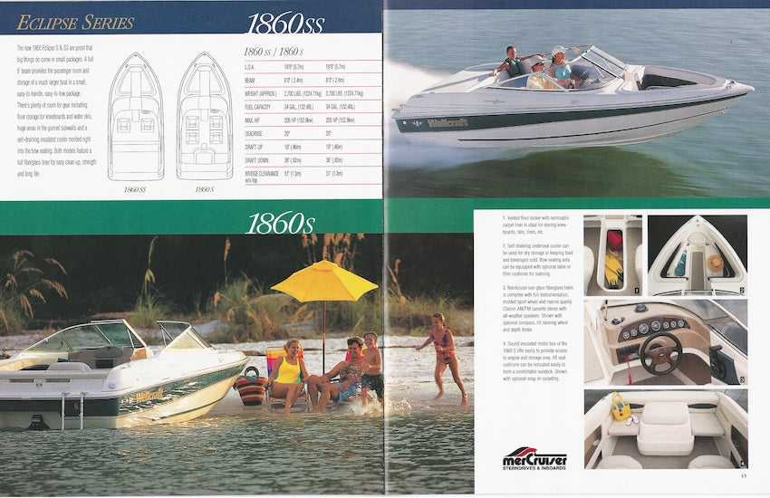 Wellcraft 1998 Sport Boats Brochure