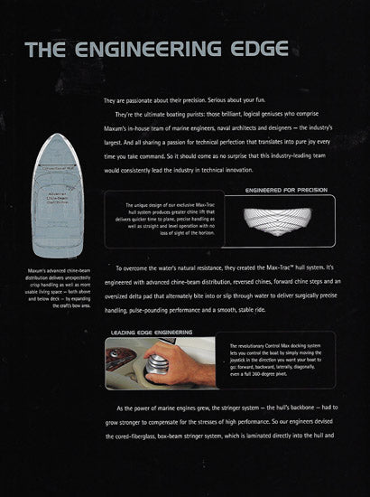 Maxum Folder Brochure