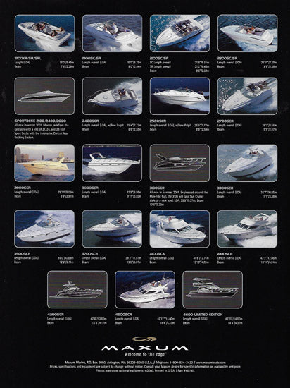 Maxum Folder Brochure