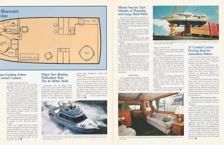 Bluewater Sea Breeze Newsletter - Spring 1985