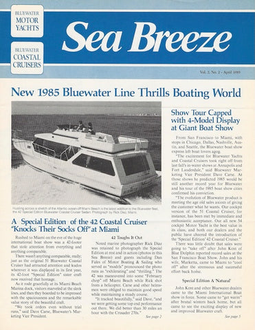 Bluewater Sea Breeze Newsletter - Spring 1985