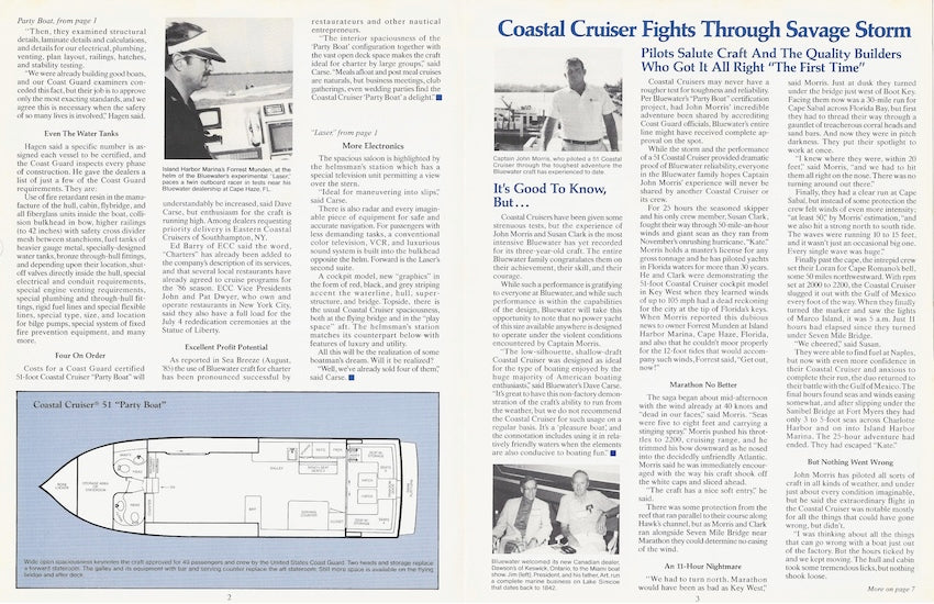 Bluewater Sea Breeze Newsletter - Spring 1986