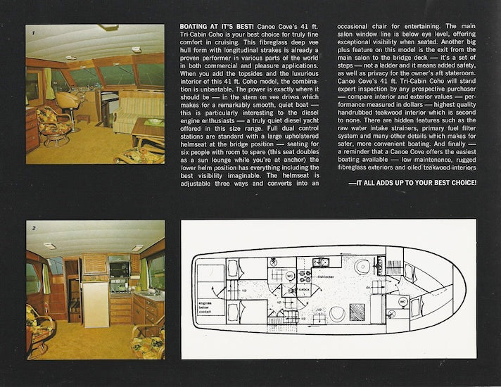 Canoe Cove 41 Tri Cabin Brochure