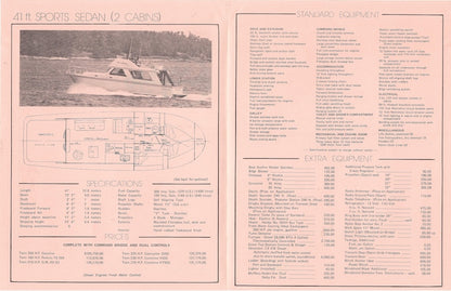 Canoe Cove 41 Sedan Specification Brochure