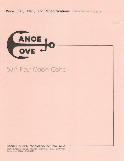 Canoe Cove 53 Coho Specification Brochure