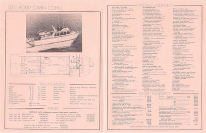 Canoe Cove 53 Coho Specification Brochure