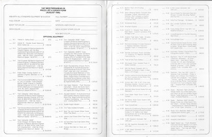 Mediterranean 38 Specification Brochure