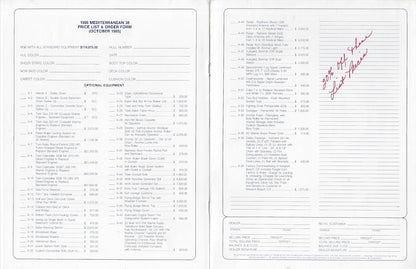 Mediterranean 38 Specification Brochure