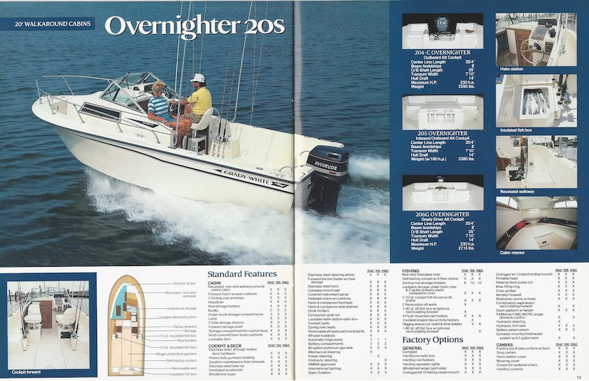 Grady White 1990 Brochure