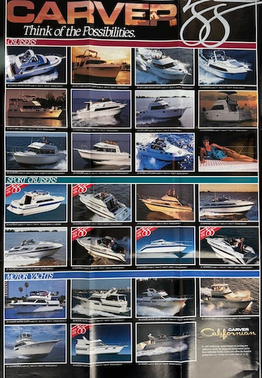 Carver 1988 Poster Brochure