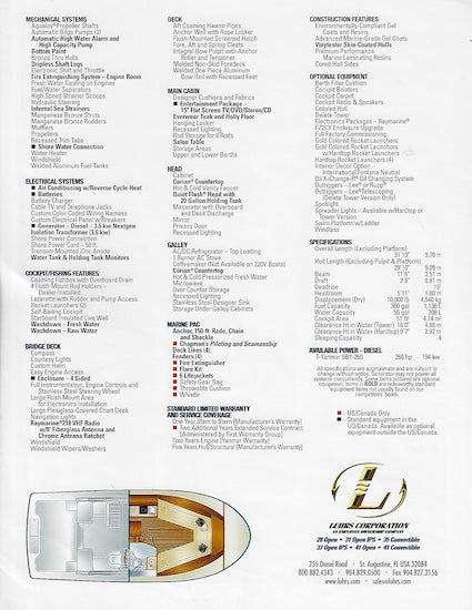 Luhrs 28 Open Brochure