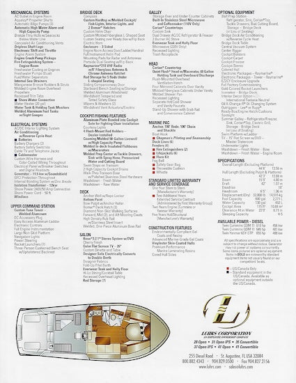 Luhrs 41 Open Brochure