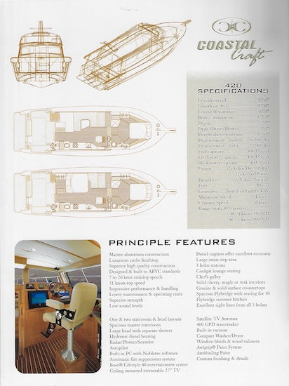 Coastal Craft 420 Brochure