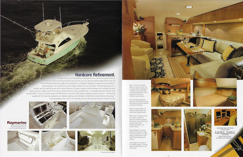 Luhrs 41 Convertible Brochure