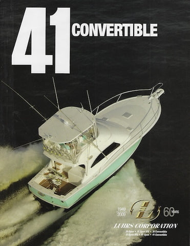 Luhrs 41 Convertible Brochure
