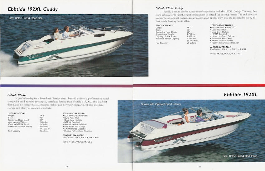 Ebbtide 1996 Brochure