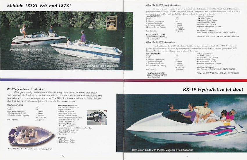 Ebbtide 1996 Brochure