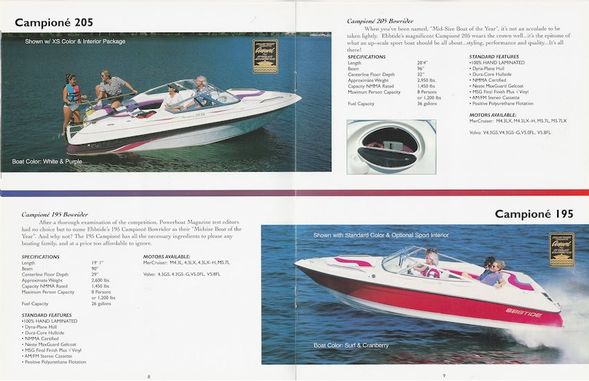 Ebbtide 1996 Brochure