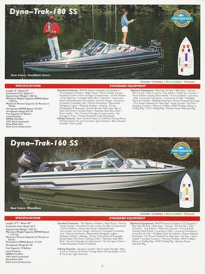 Dyna-Trak 1995 Brochure
