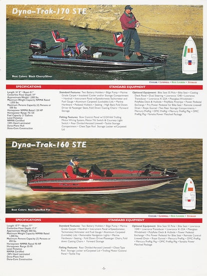 Dyna-Trak 1995 Brochure