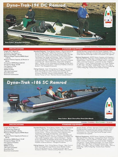 Dyna-Trak 1995 Brochure