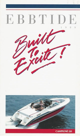 Ebbtide 1989 Poster Brochure