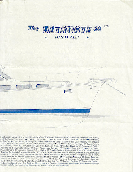Ultimate 38 Brochure