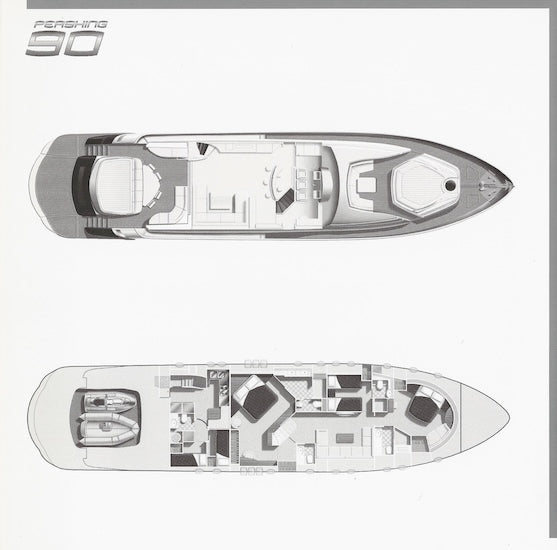 Pershing 90 USA Specification Brochure
